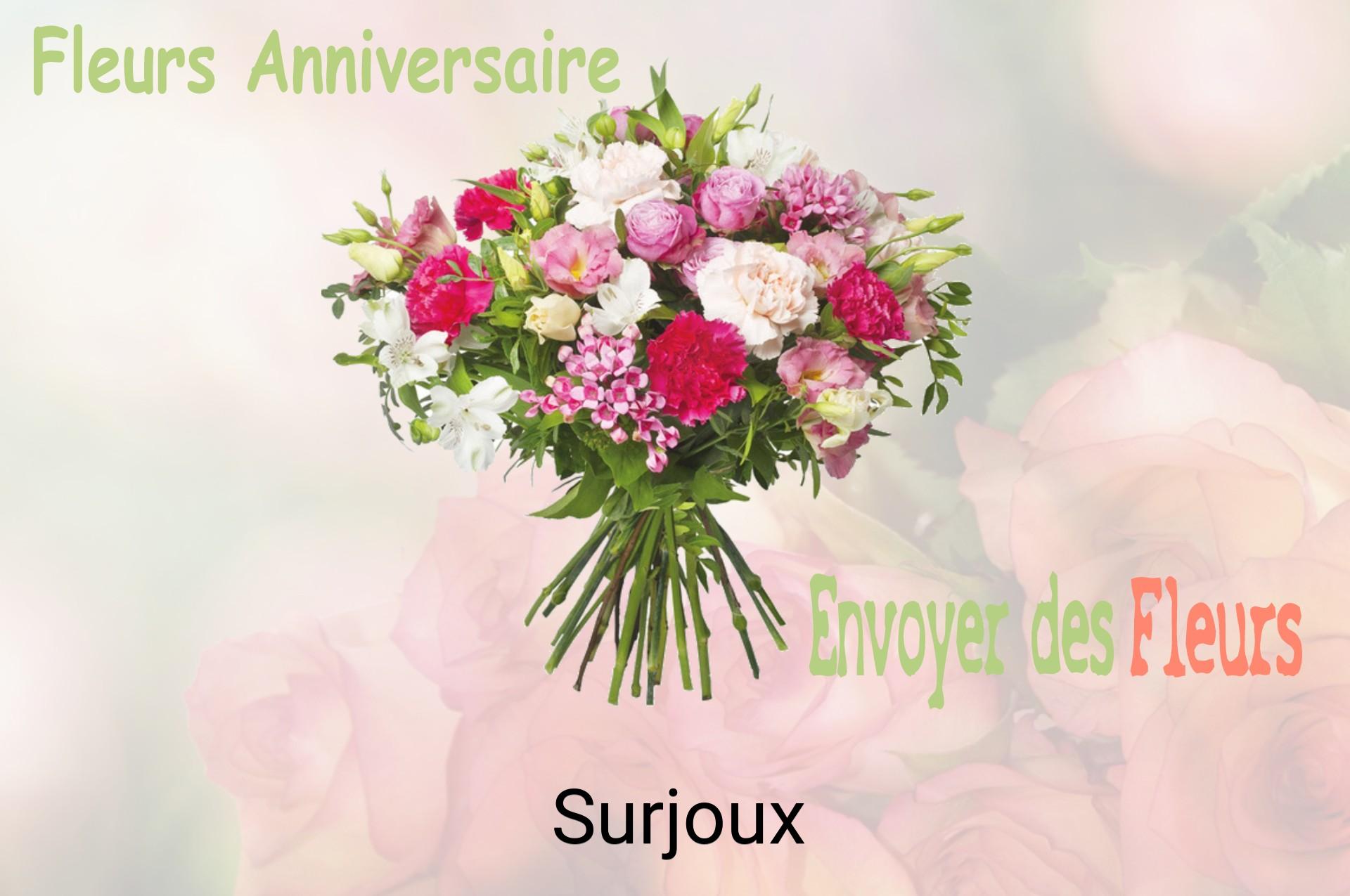 Bouquet de fleurs d’anniversaire livré à Surjoux